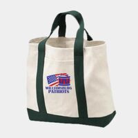 Ideal Twill Two Tone Shopping Tote Thumbnail