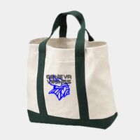 Ideal Twill Two Tone Shopping Tote Thumbnail