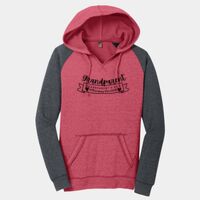 Women's Lightweight Fleece Raglan Hoodie Thumbnail