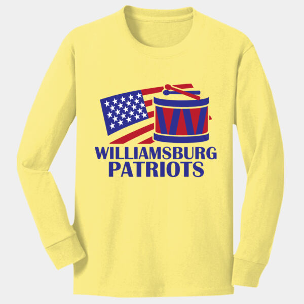 Youth Williamsburg Patriots Drum Long Sleeve Thumbnail