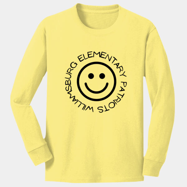 Youth Williamsburg Smiley Face Long Sleeve Thumbnail