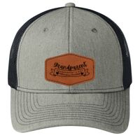 Snapback Trucker Cap w/ Leather Patch Thumbnail