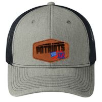 Snapback Trucker Cap w/ Leather Patch Thumbnail